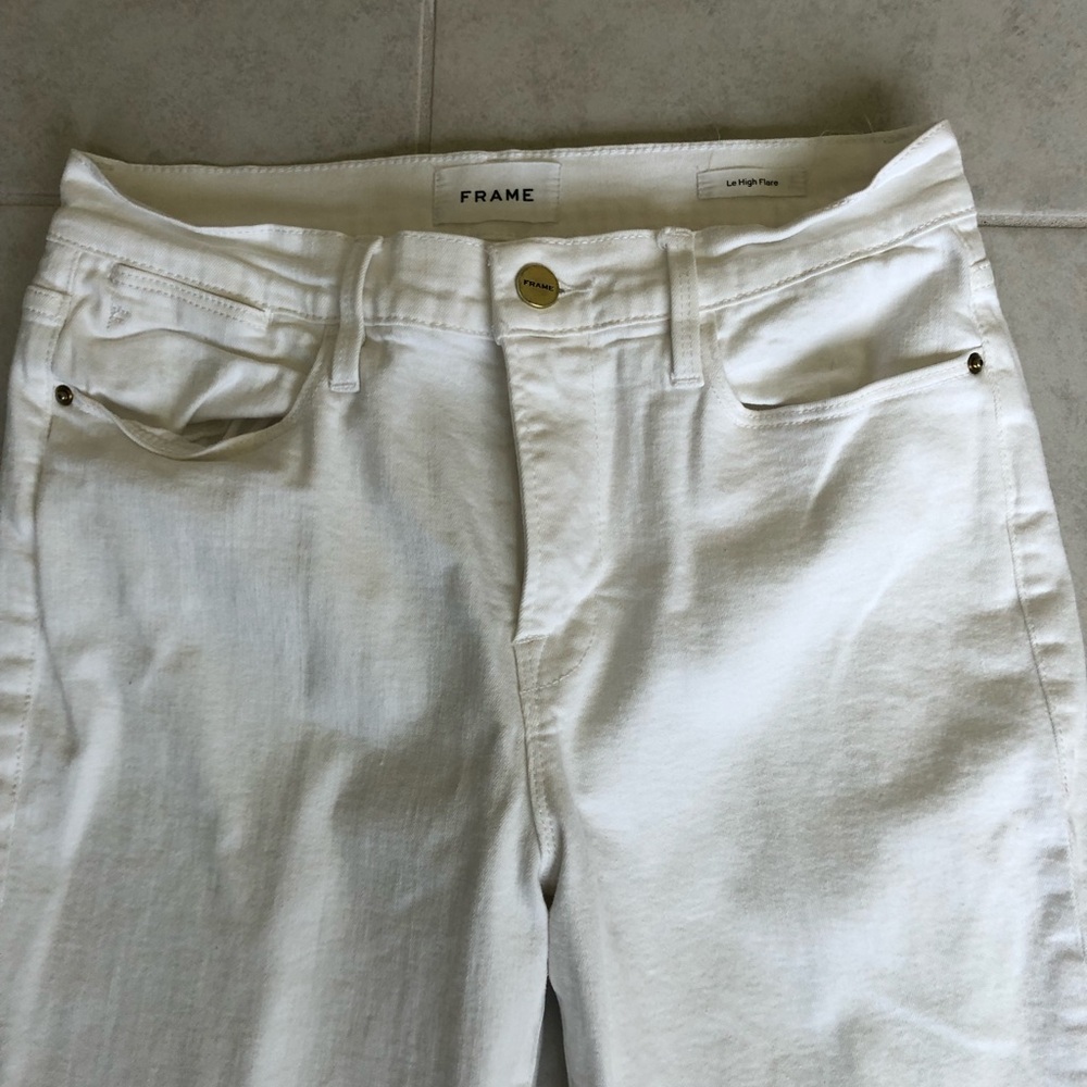 White Flared Pants - image 2